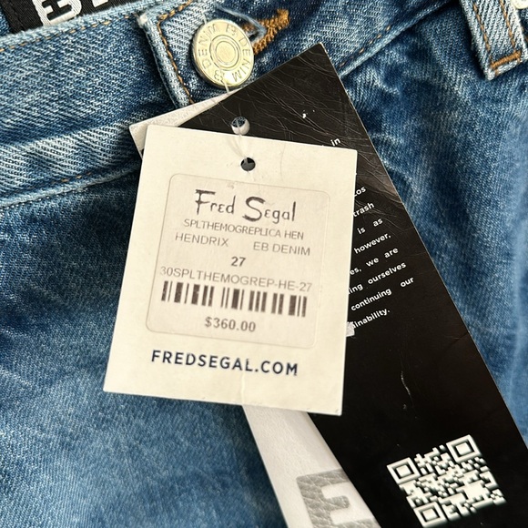 EB Denim The Split Hem OG Replicas Jean Color Hendrix size 27 - Picture 8 of 11